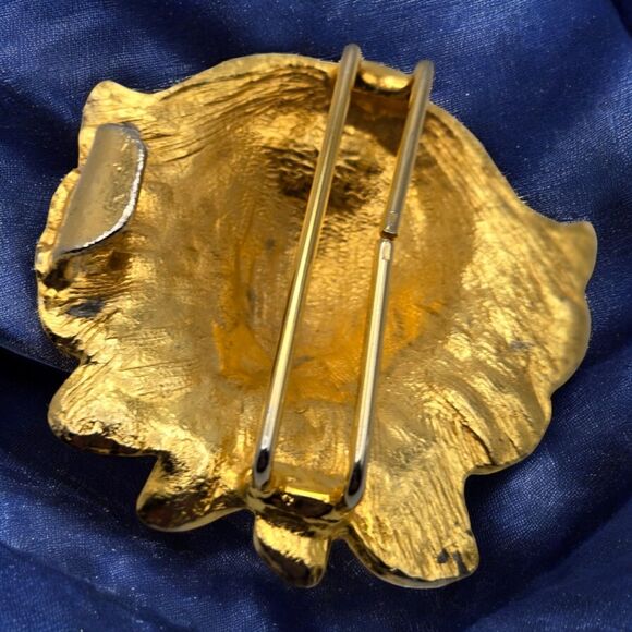 Retro Gold Tone 2-Piece Roaring Lion Head Metal Belt Buckle Vintage Collectable main image 12